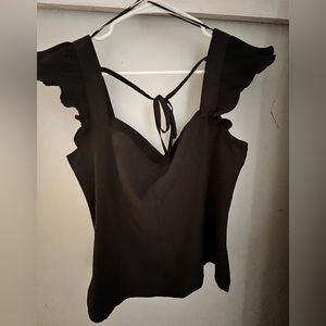 Bell sleeved top